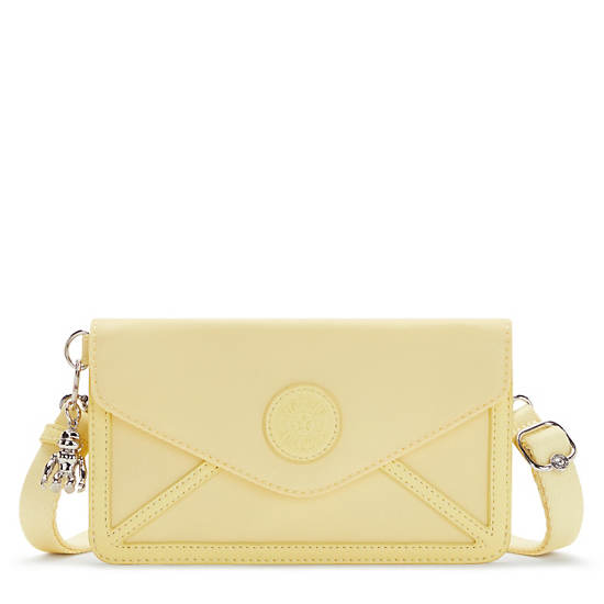 Kipling New Lelio Crossbody Bags Soft Yellow | CA 1204HA